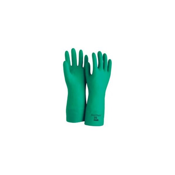 Ansell Chemical Resistant Gloves, 17, Green, M, 1 PR 117274 - main